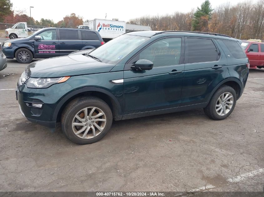 2016 Land Rover Discovery Sport Hse VIN: SALCR2BG7GH598083 Lot: 40715762