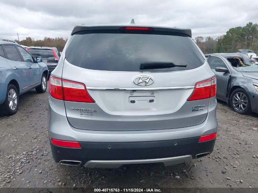 2015 Hyundai Santa Fe Limited VIN: KM8SRDHF4FU092757 Lot: 40715763