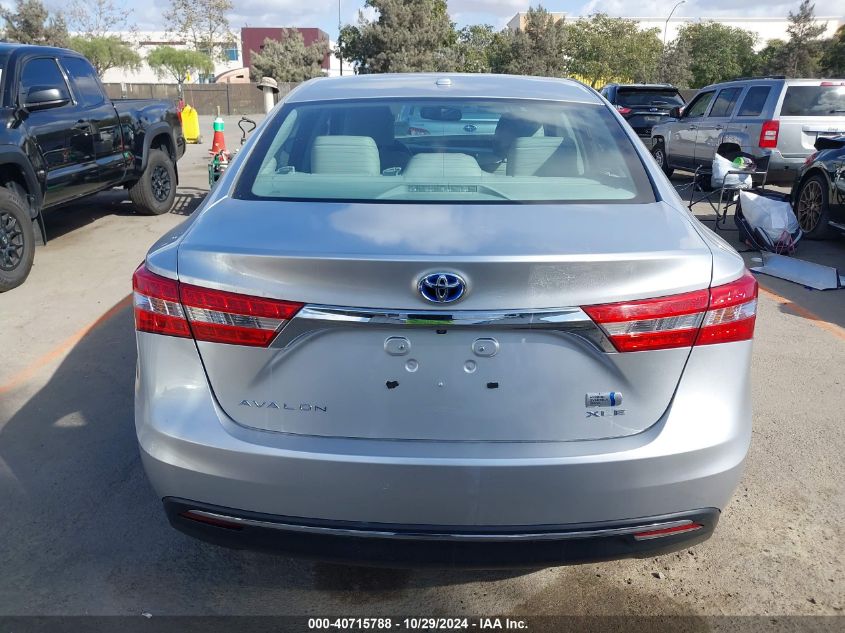 2013 Toyota Avalon Hybrid Xle Touring VIN: 4T1BD1EB6DU006151 Lot: 40715788