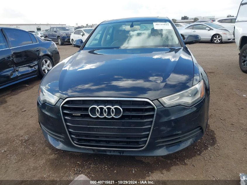 2012 Audi A6 3.0 Premium VIN: WAUGGAFC9CN075172 Lot: 40715821