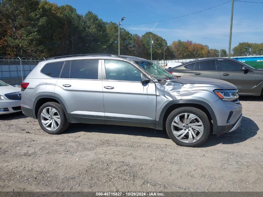 2021 Volkswagen Atlas 3.6L V6 Se W/Technology VIN: 1V2WR2CA0MC516118 Lot: 40715827