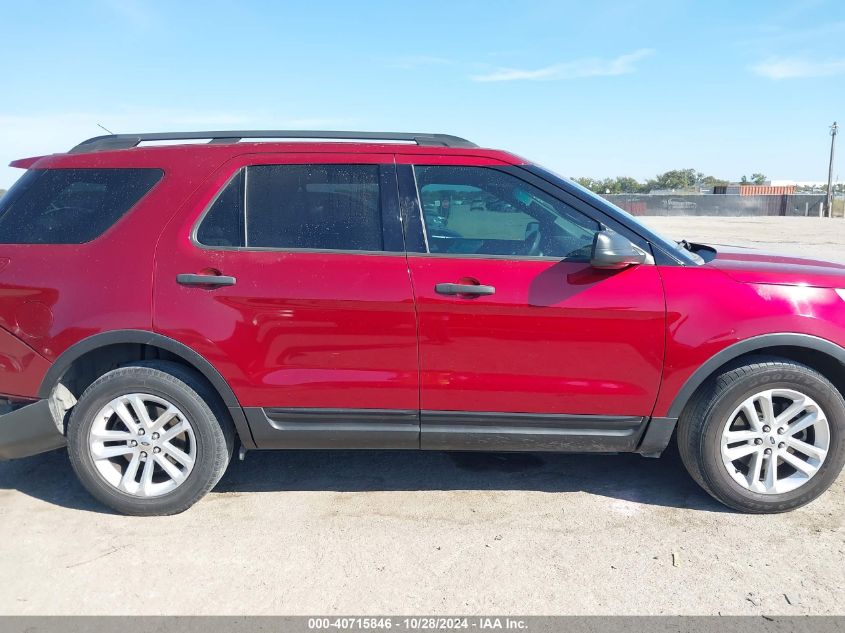 2015 Ford Explorer VIN: 1FM5K7B80FGB17892 Lot: 40715846