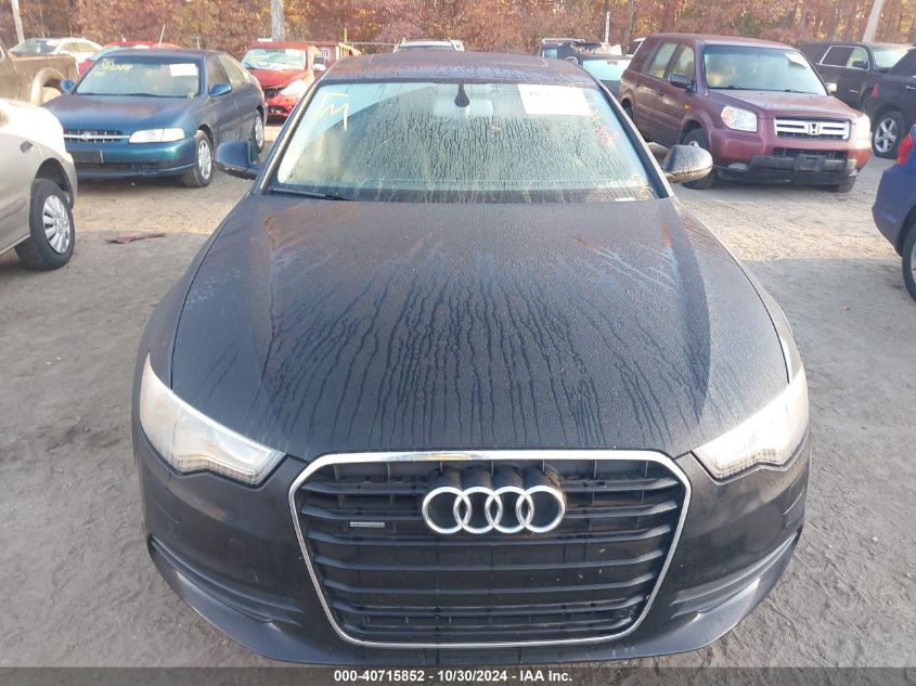 2014 Audi A6 2.0T Premium VIN: WAUGFAFC4EN046250 Lot: 40715852