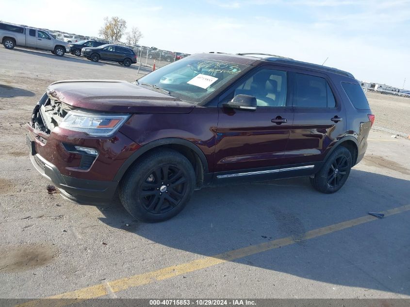 2018 Ford Explorer Xlt VIN: 1FM5K8D84JGA25342 Lot: 40715853