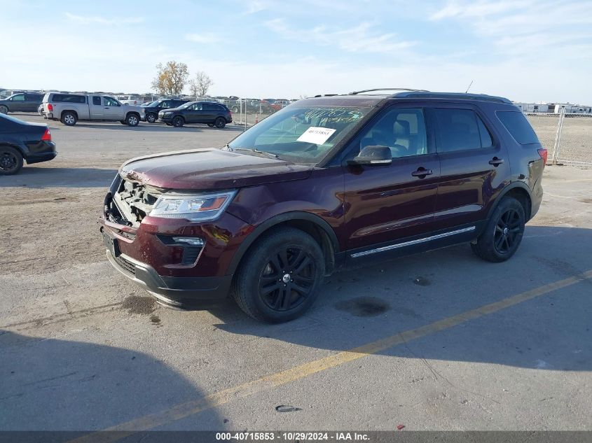 2018 Ford Explorer Xlt VIN: 1FM5K8D84JGA25342 Lot: 40715853