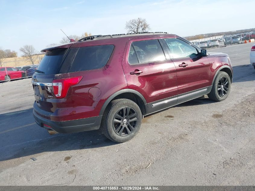 2018 Ford Explorer Xlt VIN: 1FM5K8D84JGA25342 Lot: 40715853