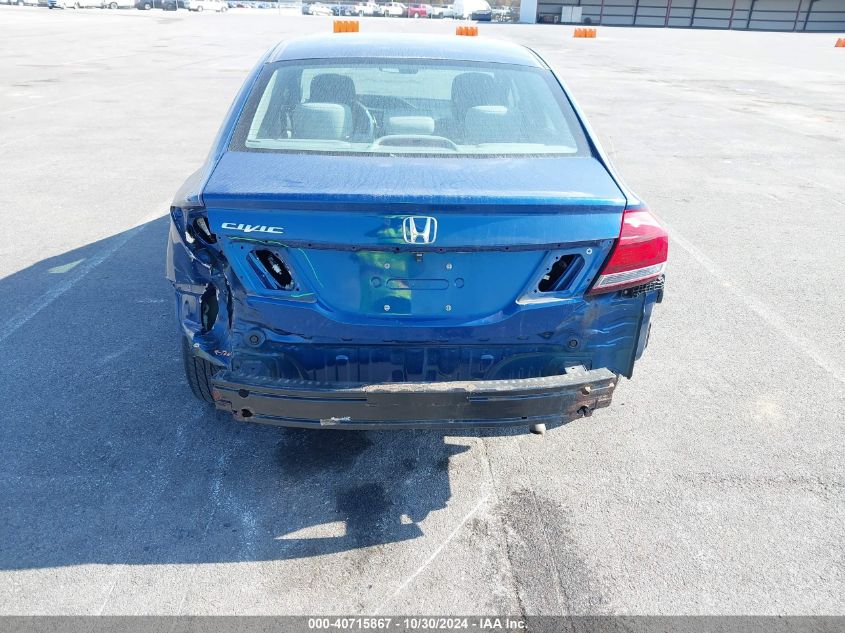 2014 Honda Civic Lx VIN: 19XFB2F5XEE063897 Lot: 40715867