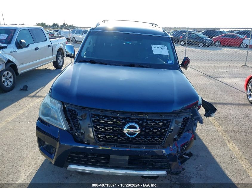 2017 Nissan Armada Sl VIN: JN8AY2ND3H9009114 Lot: 40715871