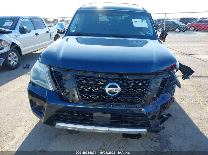 2017 Nissan Armada Sl VIN: JN8AY2ND3H9009114 Lot: 40715871