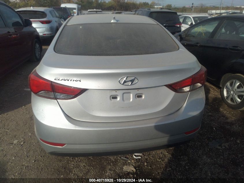 2015 Hyundai Elantra Se VIN: 5NPDH4AE2FH621845 Lot: 40715925