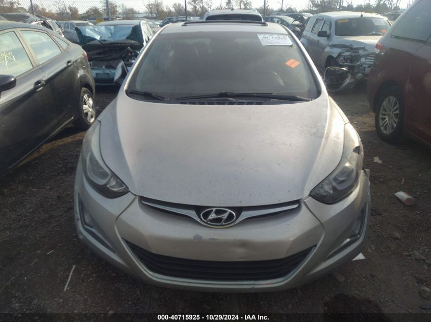 2015 Hyundai Elantra Se VIN: 5NPDH4AE2FH621845 Lot: 40715925