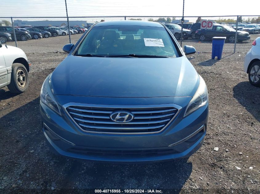 2015 Hyundai Sonata Se VIN: 5NPE24AF9FH234465 Lot: 40715955