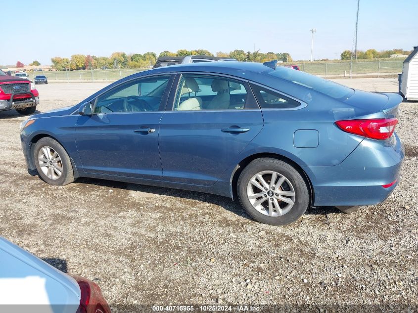 2015 Hyundai Sonata Se VIN: 5NPE24AF9FH234465 Lot: 40715955