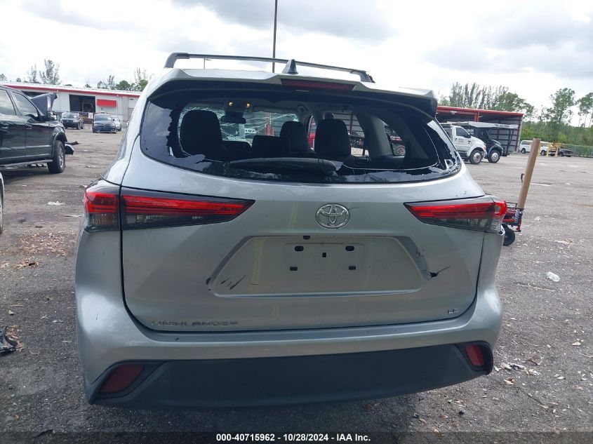 2022 Toyota Highlander Le VIN: 5TDZZRAH5NS101786 Lot: 40715962