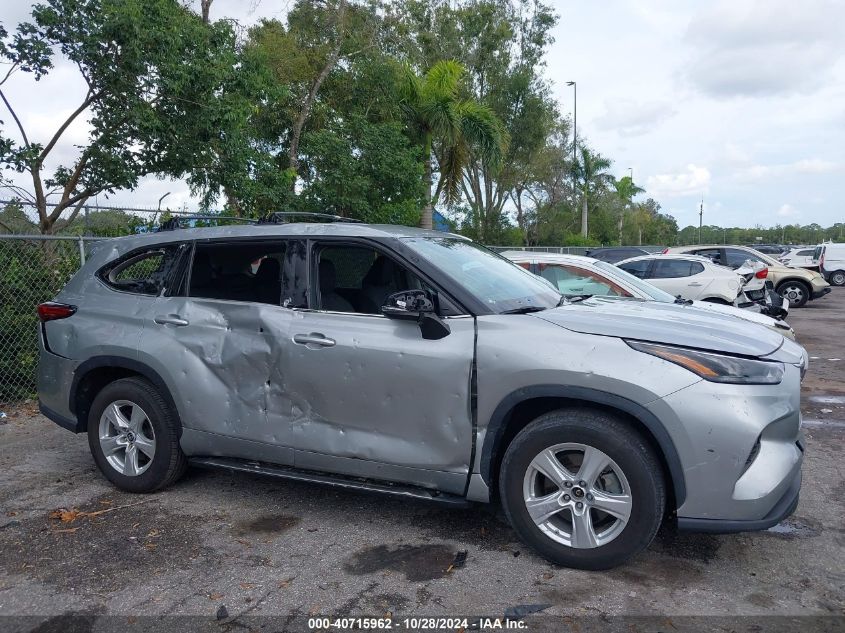 2022 Toyota Highlander Le VIN: 5TDZZRAH5NS101786 Lot: 40715962