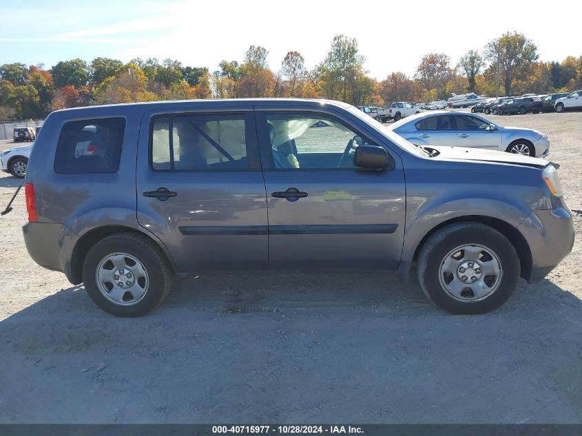 2014 Honda Pilot Lx VIN: 5FNYF4H24EB017066 Lot: 40715977