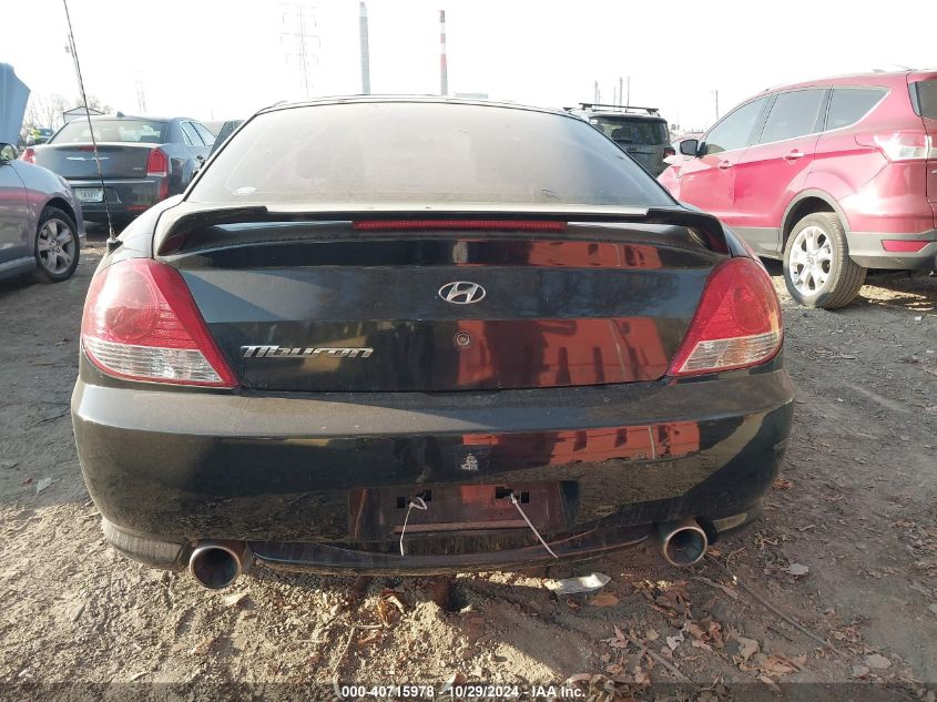 2006 Hyundai Tiburon Gs VIN: KMHHM65D16U222520 Lot: 40715978