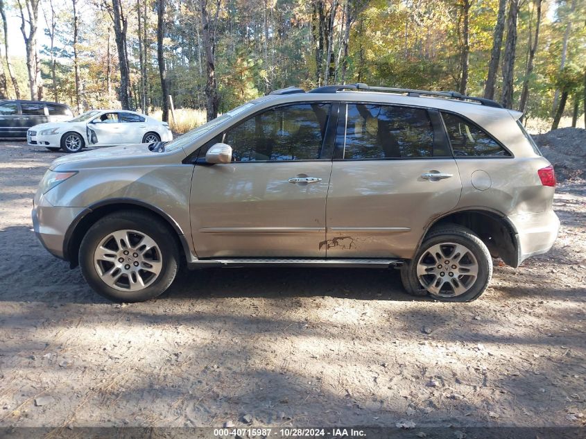 2007 Acura Mdx Technology Package VIN: 2HNYD28327H507659 Lot: 40715987