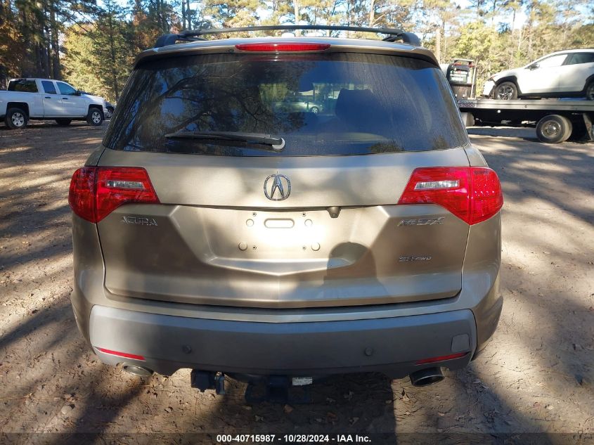 2007 Acura Mdx Technology Package VIN: 2HNYD28327H507659 Lot: 40715987