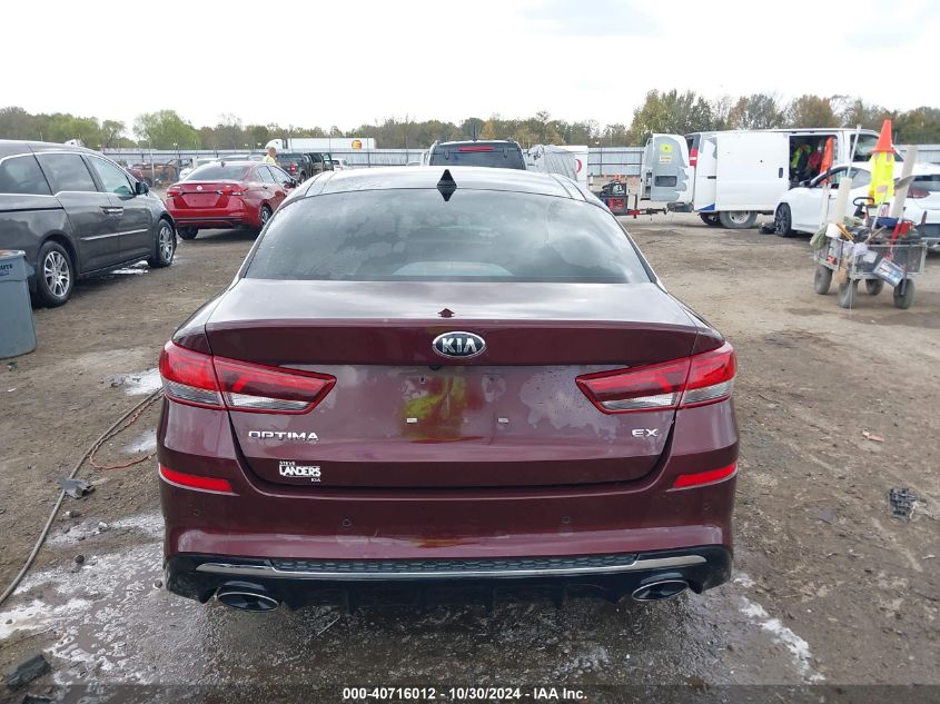 2019 Kia Optima Ex VIN: 5XXGU4L10KG304350 Lot: 40716012