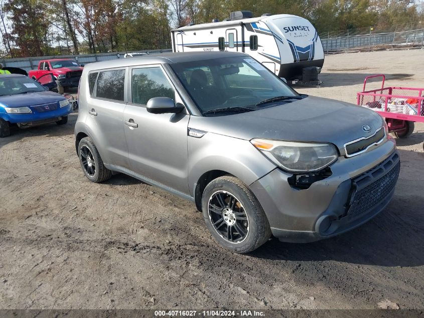 VIN KNDJN2A2XF7158038 2015 KIA SOUL no.1