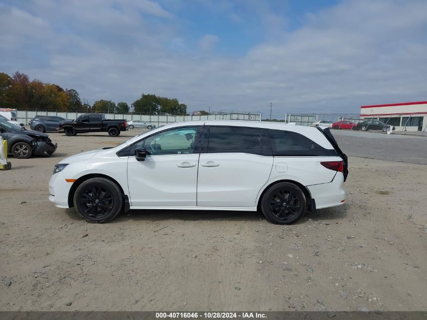 2023 Honda Odyssey Sport VIN: 5FNRL6H70PB050945 Lot: 40716046