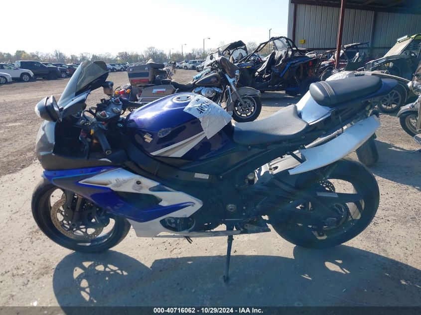 2005 Suzuki Gsx-R1000 VIN: JS1GT76A452105676 Lot: 40716062