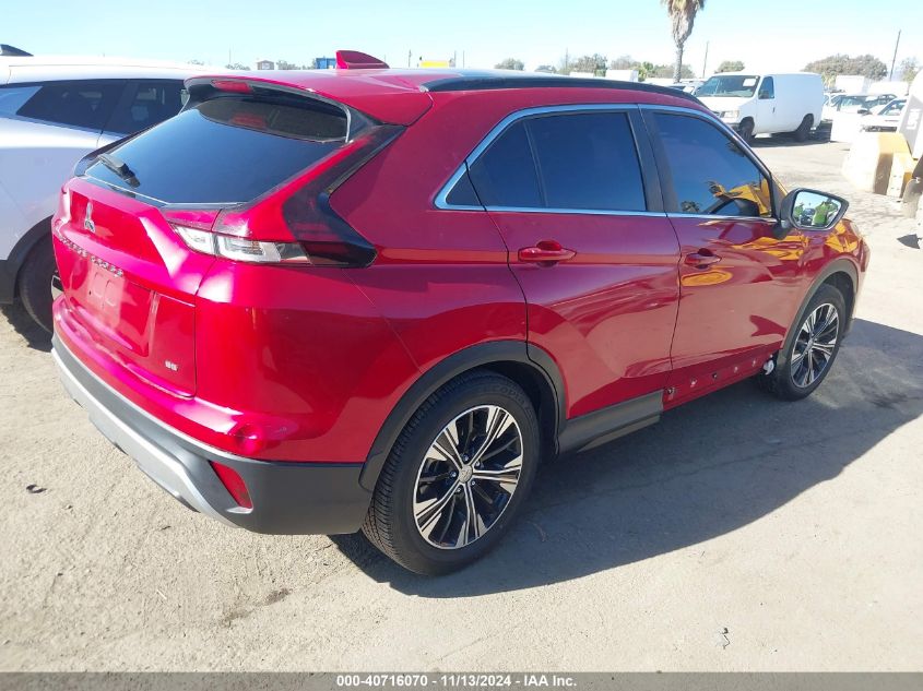 2022 Mitsubishi Eclipse Cross Se/Se Special Edition/Sel/Sel Special Edition VIN: JA4ASWAAXNZ053780 Lot: 40716070