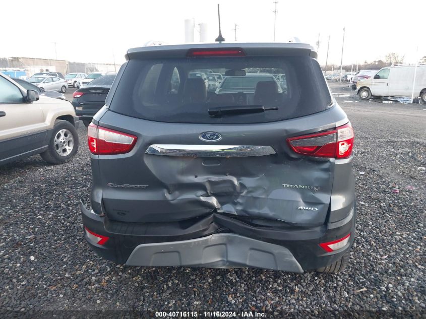 2018 Ford Ecosport Titanium VIN: MAJ6P1WL7JC190060 Lot: 40716115