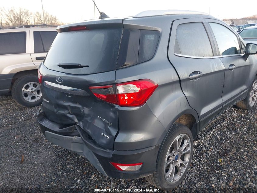 2018 Ford Ecosport Titanium VIN: MAJ6P1WL7JC190060 Lot: 40716115