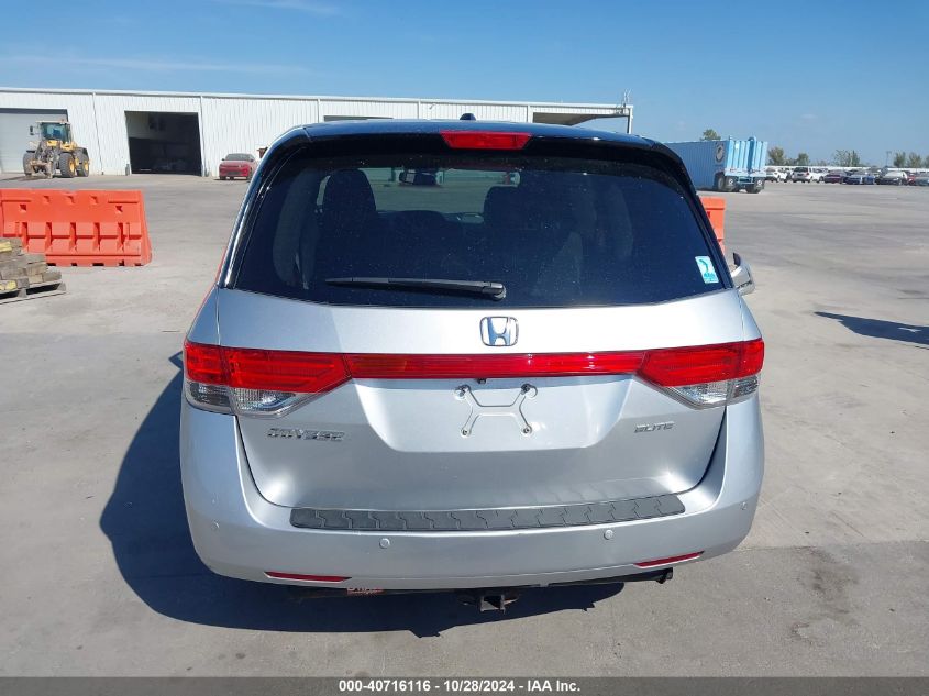 2014 Honda Odyssey Touring/Touring Elite VIN: 5FNRL5H99EB120001 Lot: 40716116