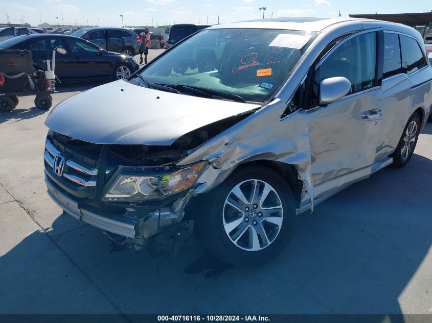 2014 Honda Odyssey Touring/Touring Elite VIN: 5FNRL5H99EB120001 Lot: 40716116