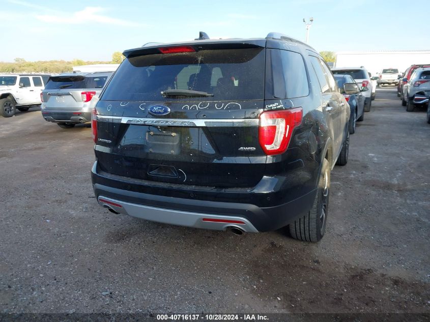 2017 Ford Explorer Limited VIN: 1FM5K8F80HGC92419 Lot: 40716137