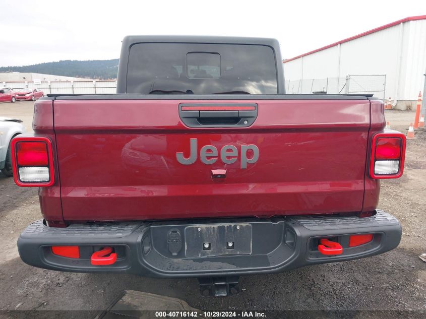 2021 Jeep Gladiator Rubicon 4X4 VIN: 1C6JJTBG0ML617455 Lot: 40716142