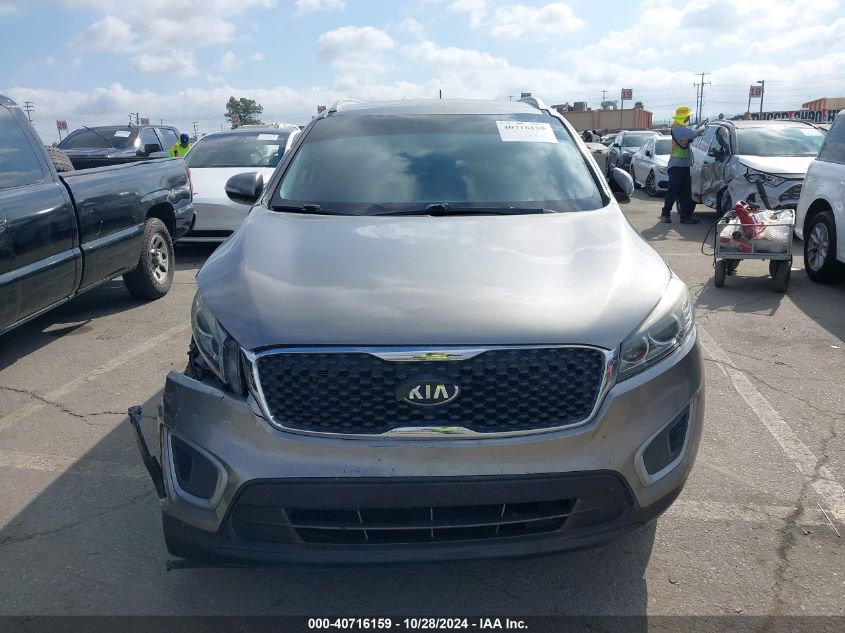 2018 Kia Sorento 3.3L Lx VIN: 5XYPGDA51JG391893 Lot: 40716159