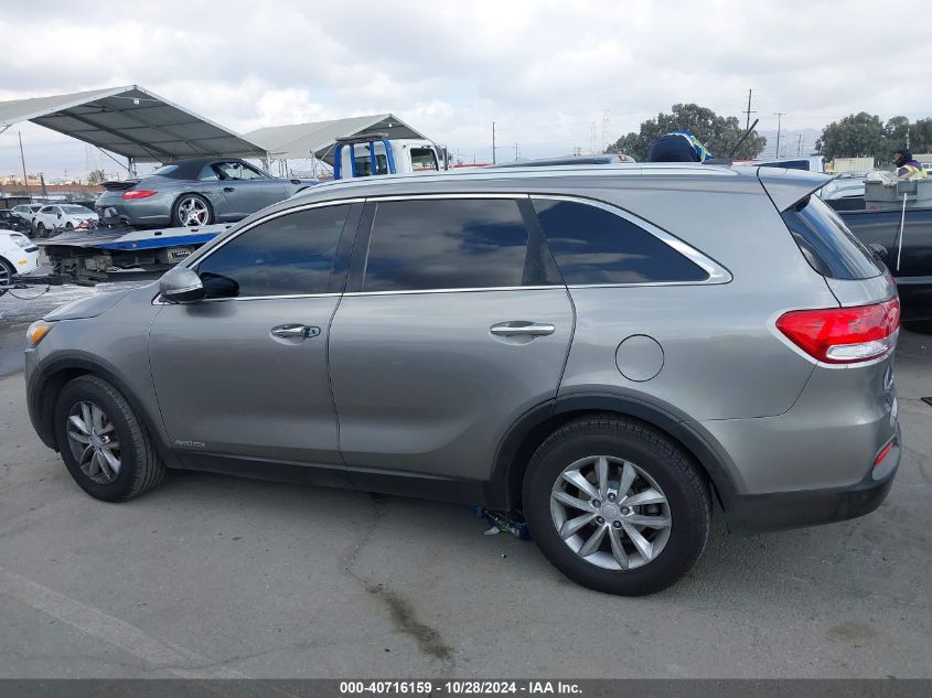 2018 Kia Sorento 3.3L Lx VIN: 5XYPGDA51JG391893 Lot: 40716159