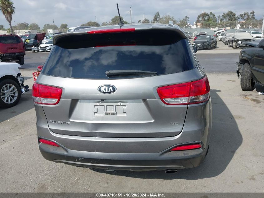 2018 Kia Sorento 3.3L Lx VIN: 5XYPGDA51JG391893 Lot: 40716159