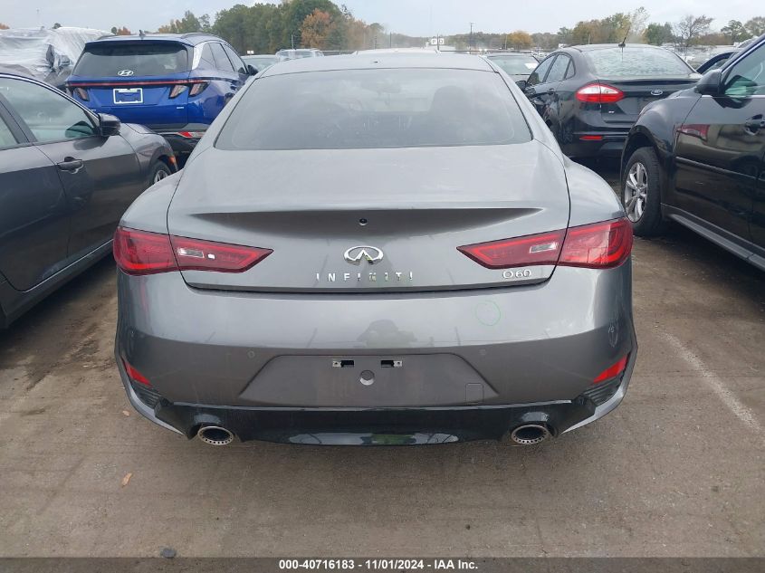 2022 Infiniti Q60 Luxe VIN: JN1EV7KK2NM600147 Lot: 40716183