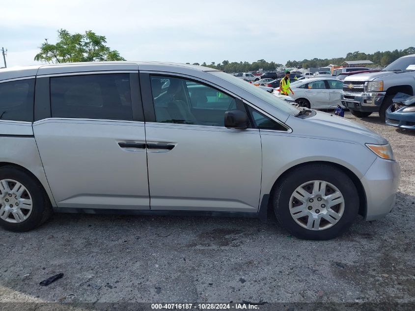 2013 Honda Odyssey Lx VIN: 5FNRL5H2XDB024105 Lot: 40716187