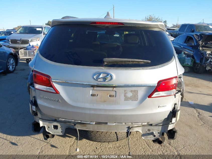 2017 Hyundai Santa Fe Se Ultimate VIN: KM8SR4HF8HU181850 Lot: 40716191