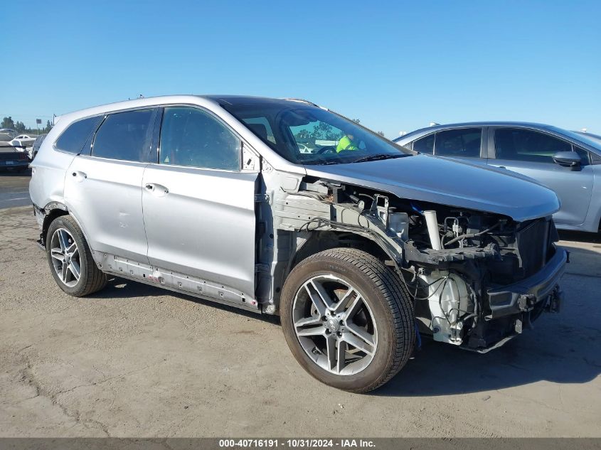 2017 Hyundai Santa Fe Se Ultimate VIN: KM8SR4HF8HU181850 Lot: 40716191