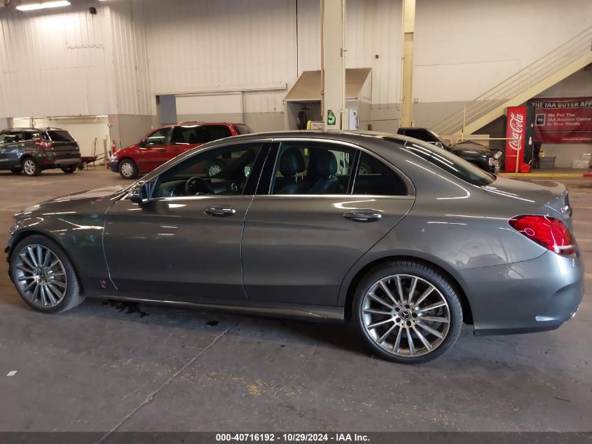 2019 Mercedes-Benz C 300 VIN: 55SWF8DB6KU301975 Lot: 40716192