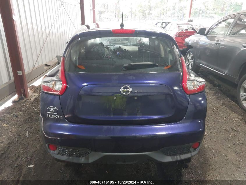 2016 Nissan Juke S VIN: JN8AF5MR0GT605092 Lot: 40716195