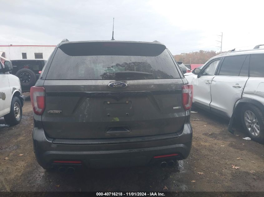 2018 Ford Explorer Sport VIN: 1FM5K8GT0JGA52473 Lot: 40716218