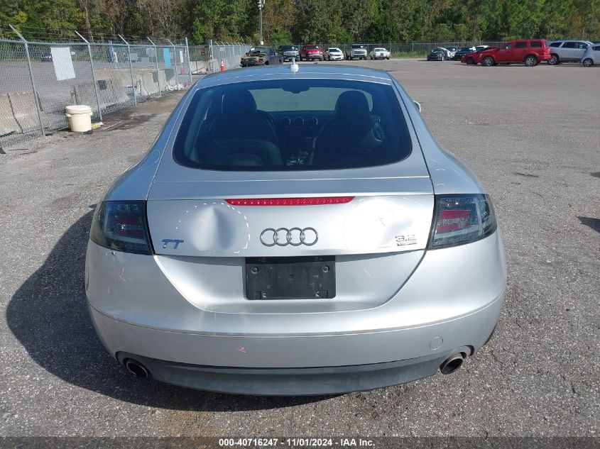 2008 Audi Tt 3.2 VIN: TRUDD38J681000598 Lot: 40716247