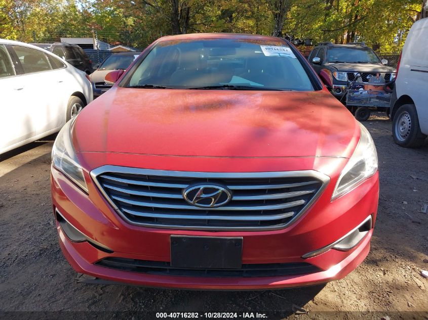 2017 Hyundai Sonata Se VIN: 5NPE24AF7HH572224 Lot: 40716282