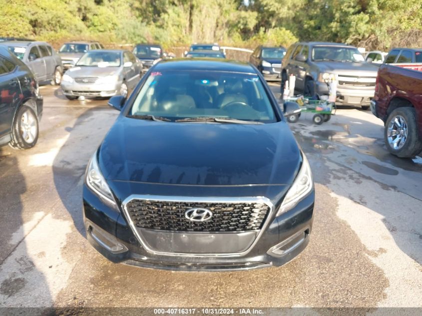 2016 Hyundai Sonata Hybrid Se VIN: KMHE24L12GA033979 Lot: 40716317