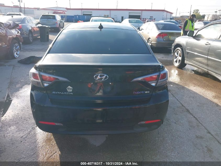 2016 Hyundai Sonata Hybrid Se VIN: KMHE24L12GA033979 Lot: 40716317