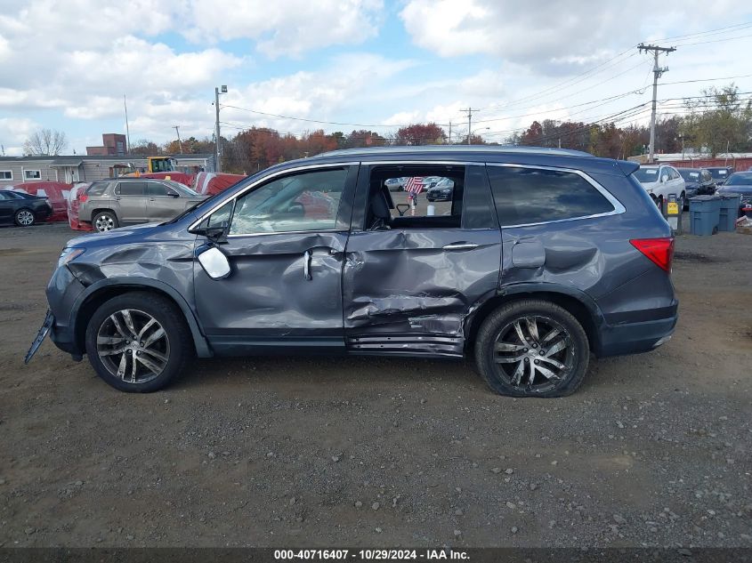 2018 Honda Pilot Touring VIN: 5FNYF6H91JB026214 Lot: 40716407