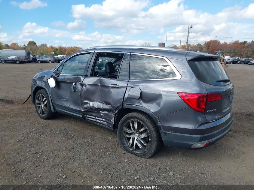 2018 Honda Pilot Touring VIN: 5FNYF6H91JB026214 Lot: 40716407